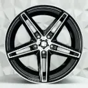 RIN 16X7.5 5-105 R1 SPORT 6878 BLACK MACHINE FACE ET35 CB73.1