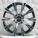 RIN 20X8.5 5-112 R1 SPORT D1130 BLACK MACHINE FACE ET25 CB66.6