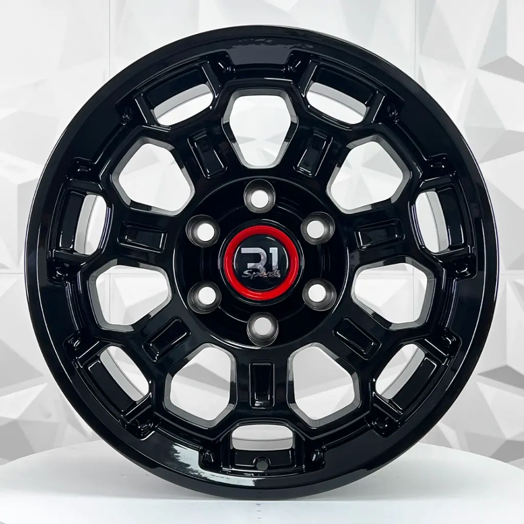 RIN 17X8 6-139.7 R1 SPORT F7672 GLOSS BLACK ET5 CB106.1