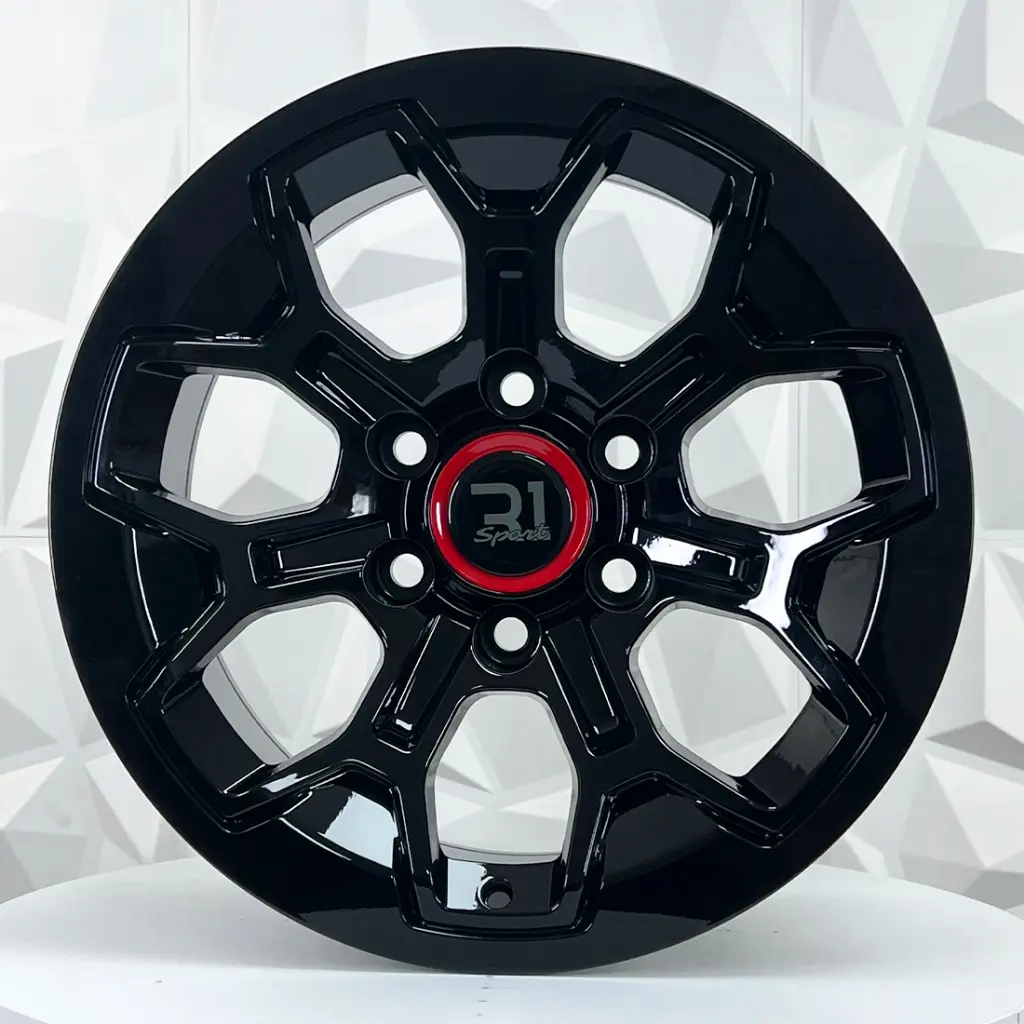 RIN 17X9 6-139.7 R1 SPORT QC1858 BLACK ET0 CB106.1