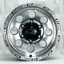 RIN 14X6 6-139.7 R1 SPORT 865 BLACK MACHINE FACE MACHINE LIP ET0 CB108.2