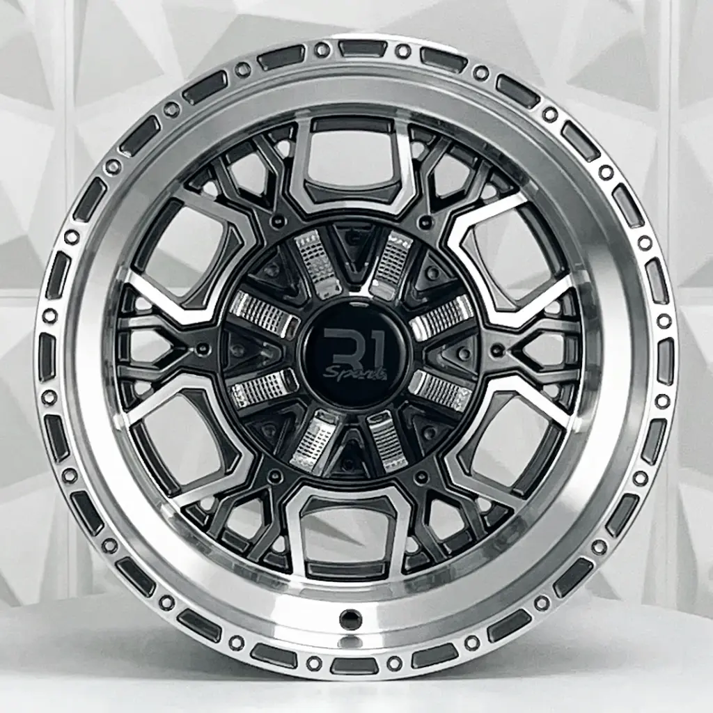 RIN 15X8 6-139.7 R1 SPORT JWC267 GUNMETAL MACHINE FACE ET-10 CB106.1