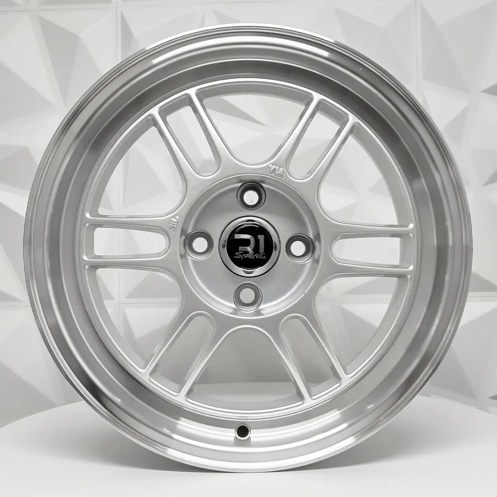 RIN 15X7 4-100 R1 SPORT DX603 SILVER MACHINE LIP ET35 CB73.1
