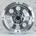 RIN 16X8 6-139.7 R1 SPORT QC812 BLACK MACHINE FACE MACHINE LIP ET-10 CB110