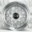 RIN 15X7.5 4-100/114.3 R1 SPORT 811 SILVER MI CHROME RIVETS ET35 CB73.1