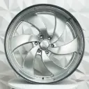 RIN 24X11 6-139.7 R1 SPORT 667L SILVER MILLING MACHINE LIP ET25 CB78.1