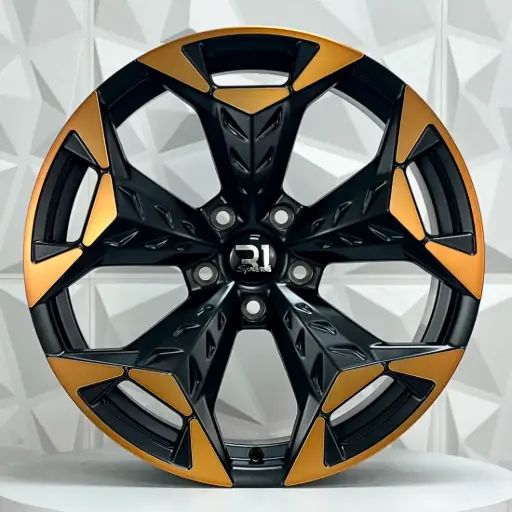 [188612] RIN 18X8 5-112 R1 SPORT CPR20 SATIN BLACK MF+COPPER ET40 CB57.1 