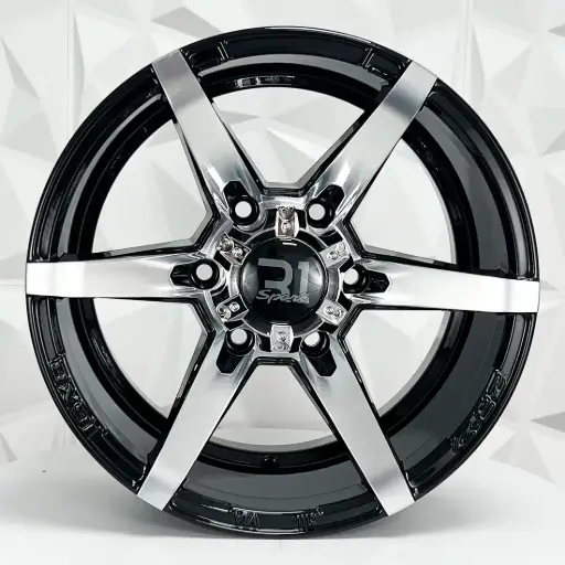 [167526] RIN 16X8 6-139.7 R1 SPORT 6032 BLACK MACHINE FACE ET0 CB108.1